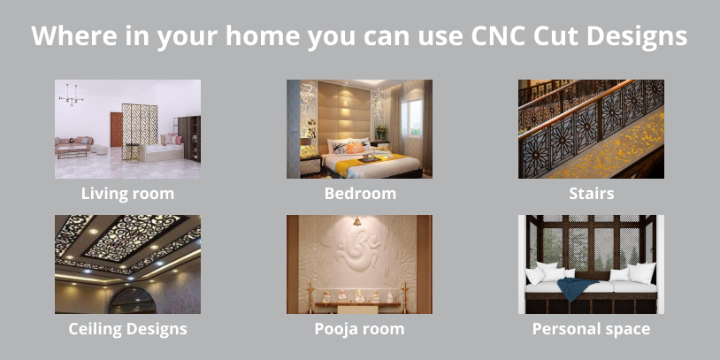 Where in your home you can use CNC Cut Designs