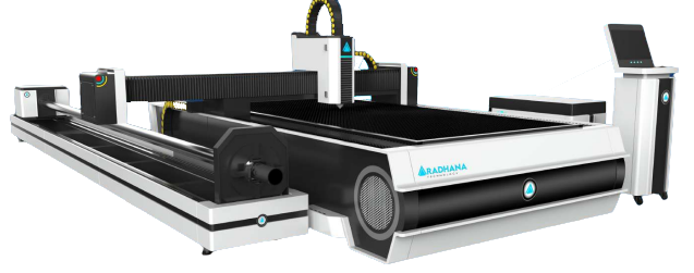 Dual use Metal Fiber Laser Cutting Machine